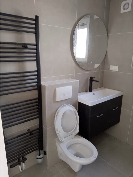 Sanitair na renovatie